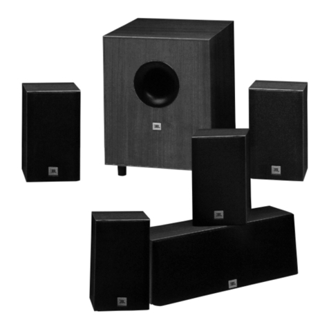 JBL Simply Cinema SCS175 User manual