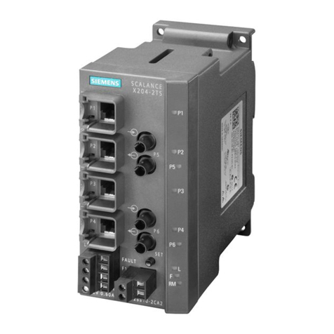 Siemens SIMATIC NET SCALANCE X-200 User manual