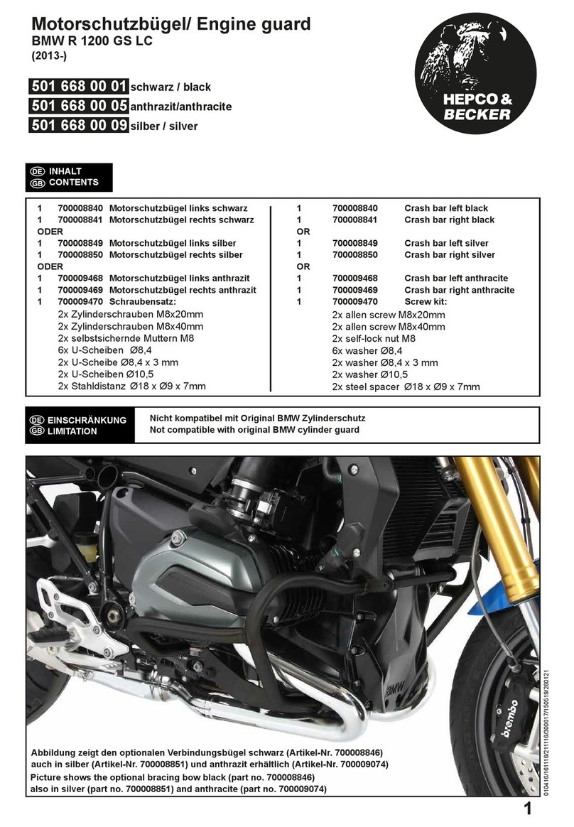 hepco & becker 501 668 00 01 User manual hepco & becker 501 668 00 01 User manual