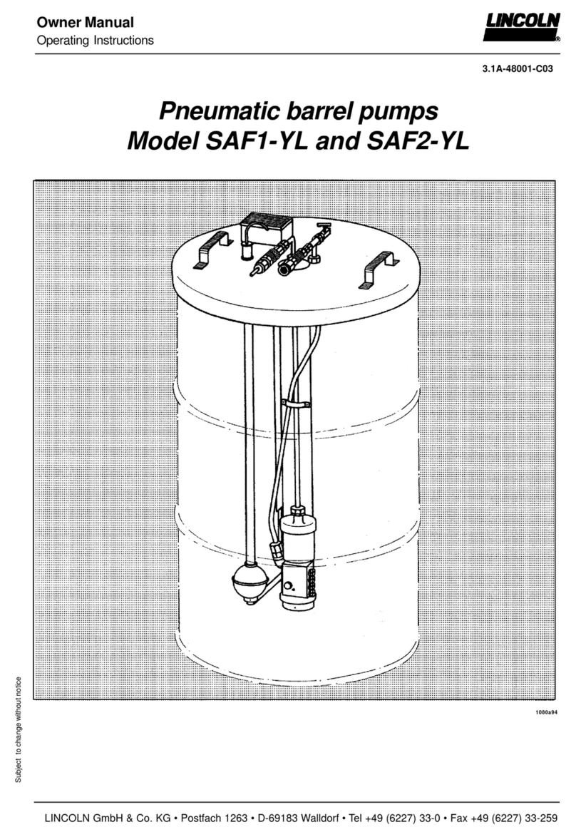 Lincoln SAF1-YL User manual
