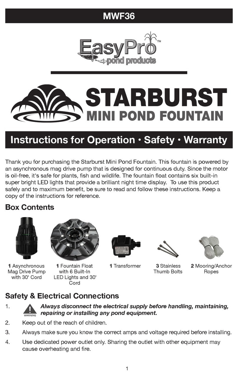 EasyPro MWF36 quick start guide