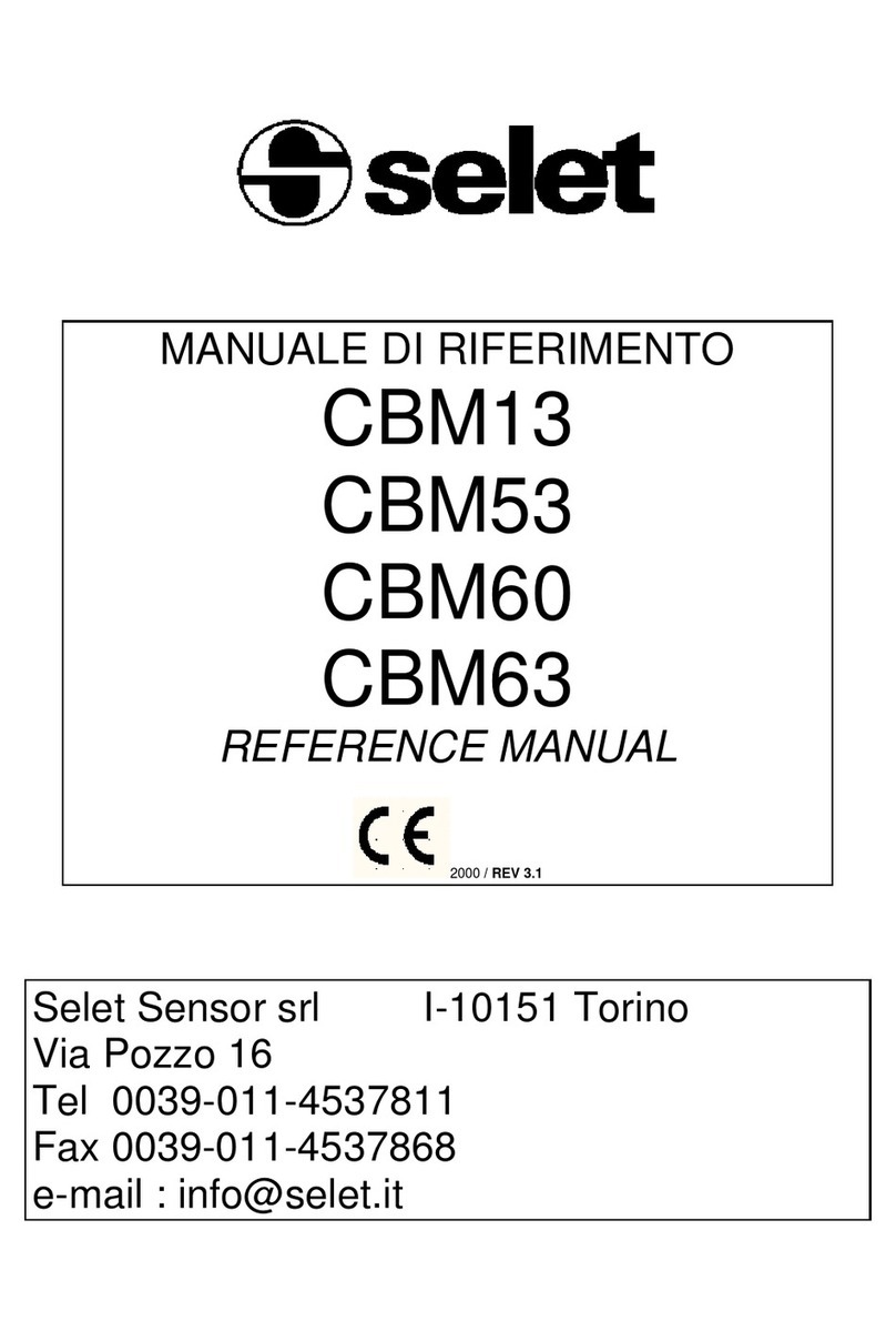SELET CBM13 Reference manual
