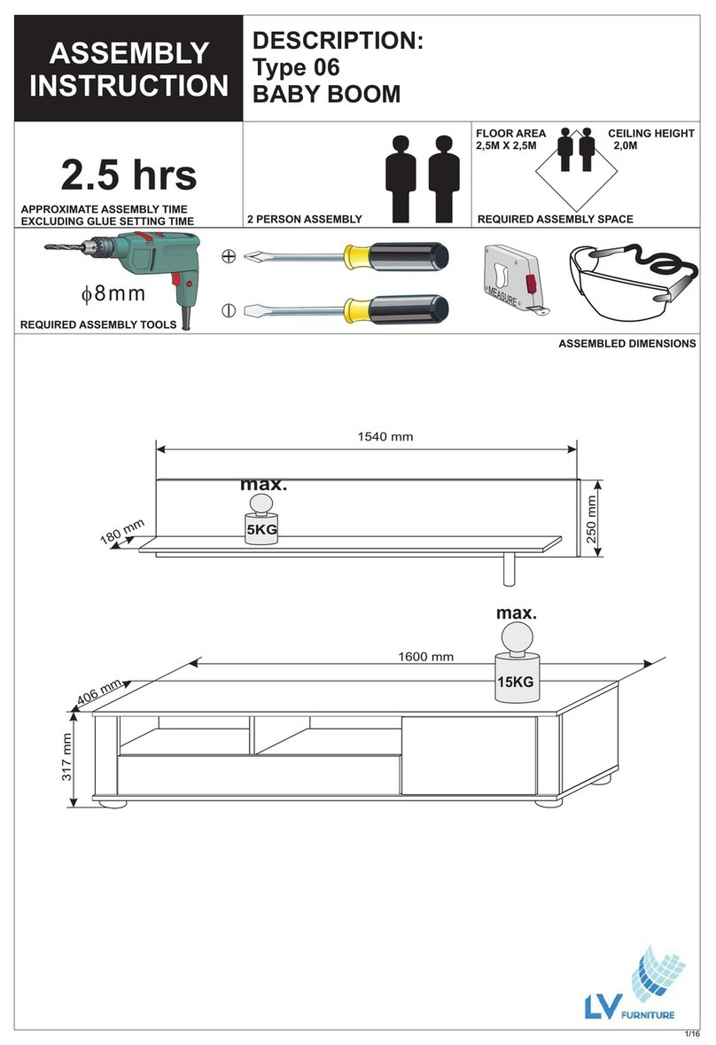 LV Furniture BABY BOOM 06 Assembly instruction