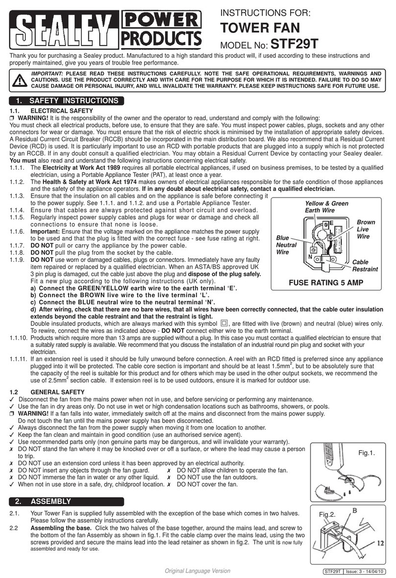 Sealey STF29T instructions