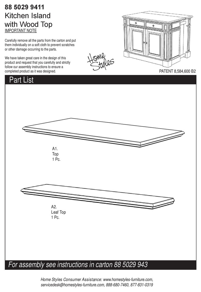Home Styles 88 5029 9411 User manual