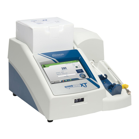 Advanced Instruments OsmoTECH XT User manual
