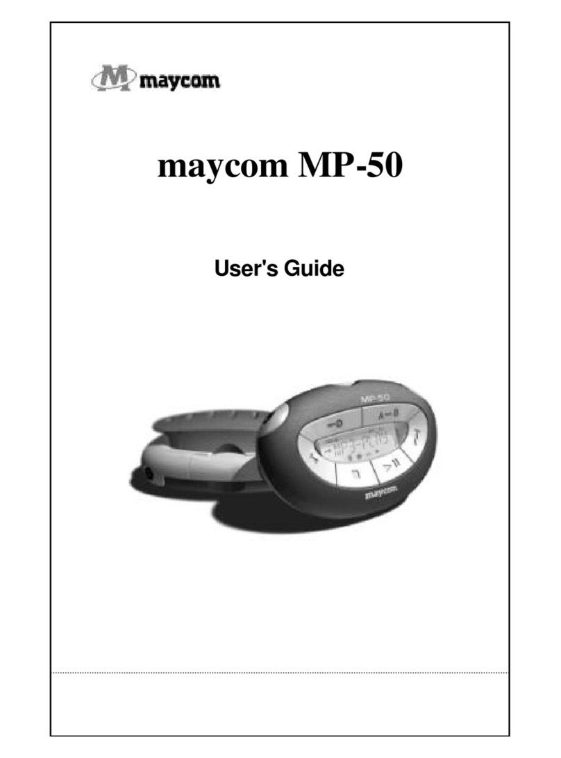 Maycom MP-50 user guide