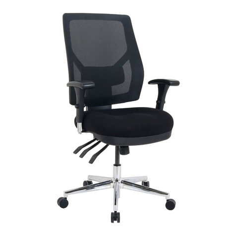 STILFORD PROFESSIONAL 2 ERGONOMIC EXTRA HEAVY DUTY CHAIR... User manual