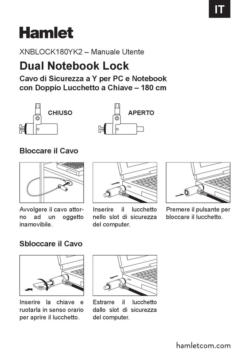 Hamlet XNBLOCK180YK2 User manual