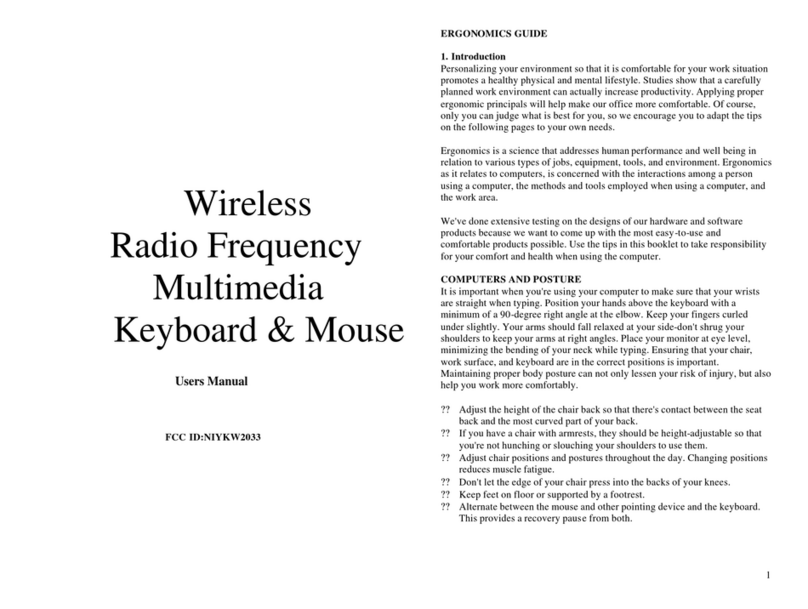 Dexin KW2033 User manual