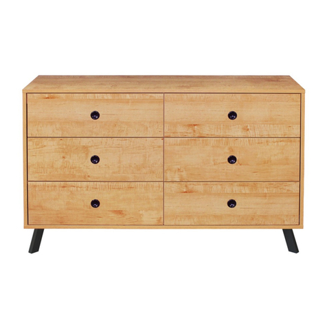 Mocka Kirra Six Drawer Assembly instructions Mocka Kirra Six Drawer Assembly instructions