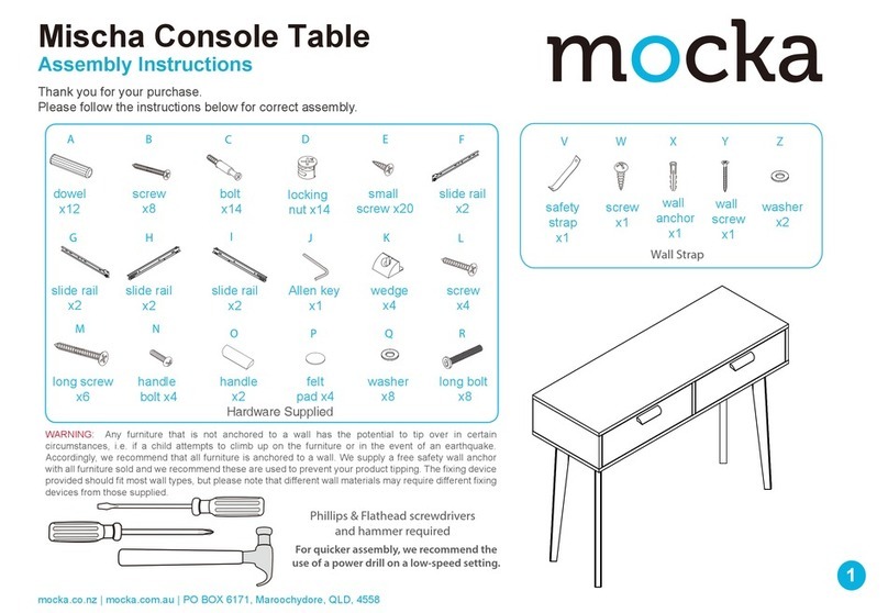 Mocka Mischa User manual