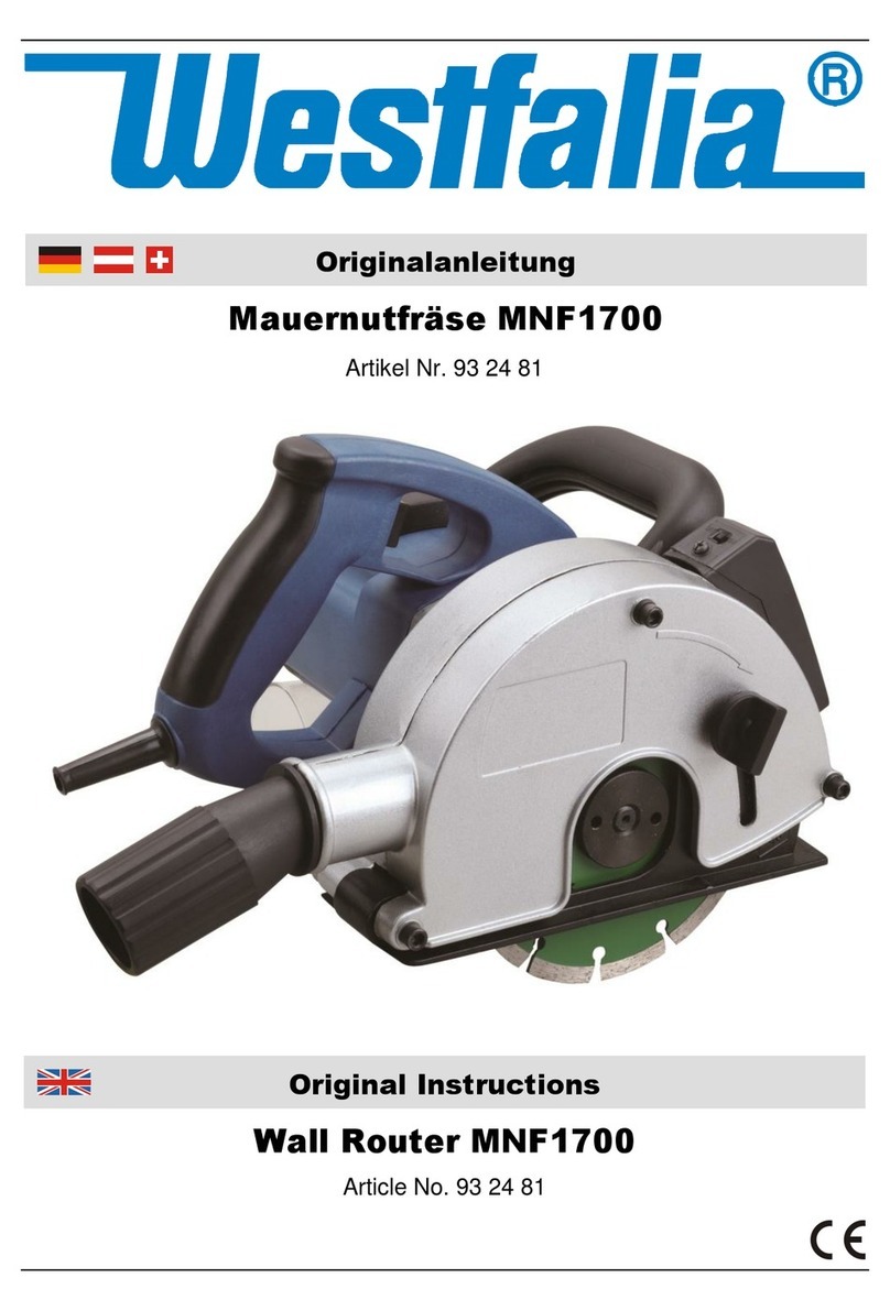 Westfalia MNF1700 User manual