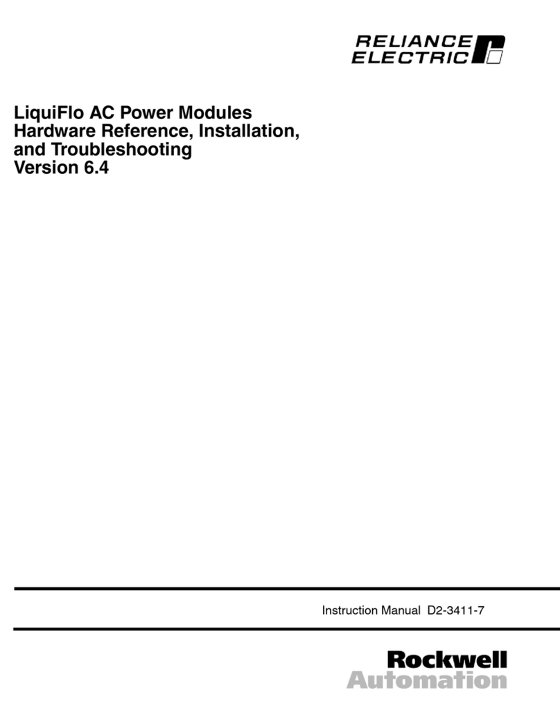 Rockwell Automation Reliance Electric LiquiFlo 41L4060 User manual