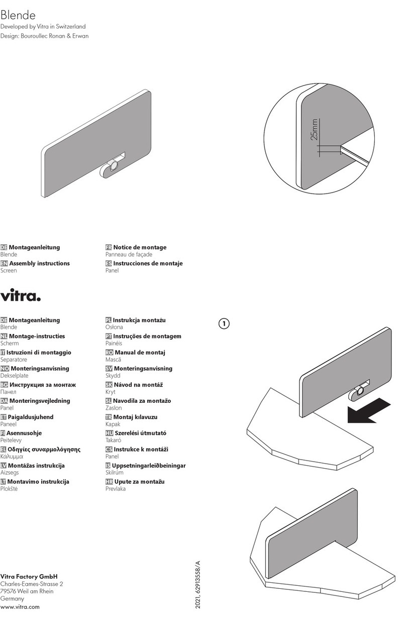 VITRA Joyn Blende Assembly instructions VITRA Joyn Blende Assembly instructions