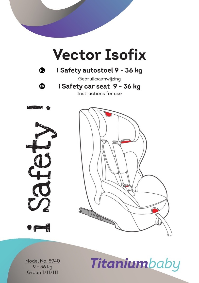 Titaniumbaby i Safety Vector Isofix Instructions for use Titaniumbaby i Safety Vector Isofix Instructions for use