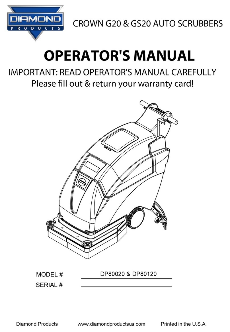 Diamond Products CROWN G20 Operator's manual