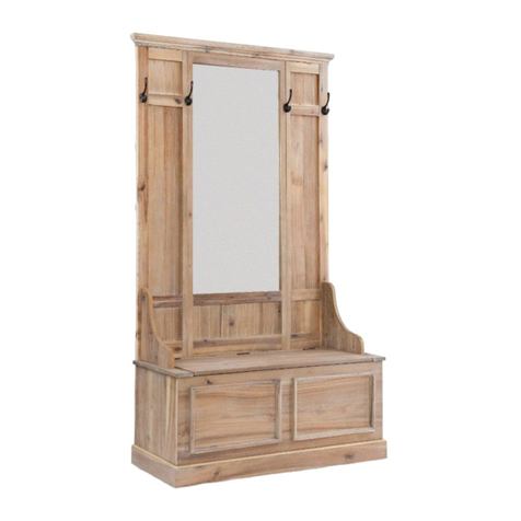 Linon ACACIA HALL TREE 865301ACA01U User manual Linon ACACIA HALL TREE 865301ACA01U User manual