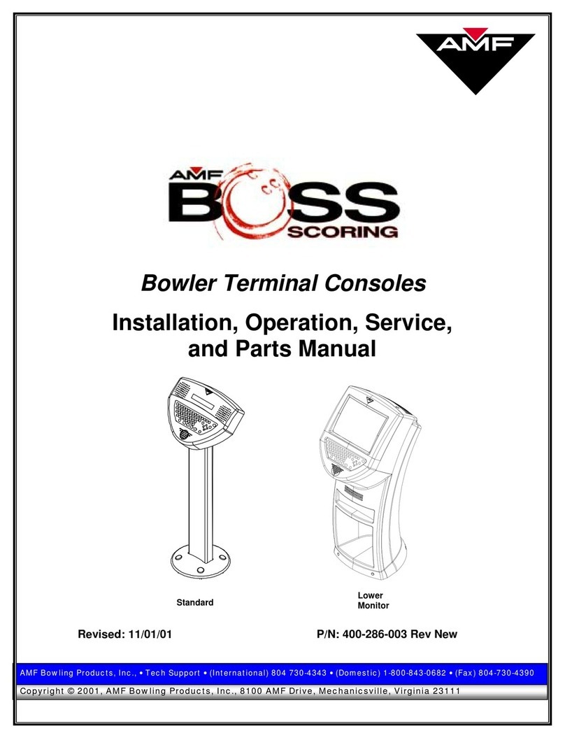 AMF Boss 400-286-003 Installation, operation, service, and parts manual