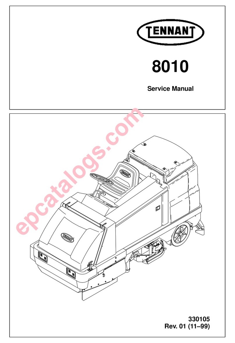 Tennant 8010 User manual