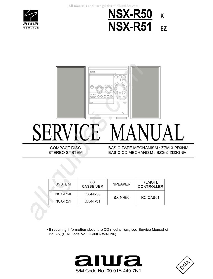 Aiwa NSX-R50 Service manual