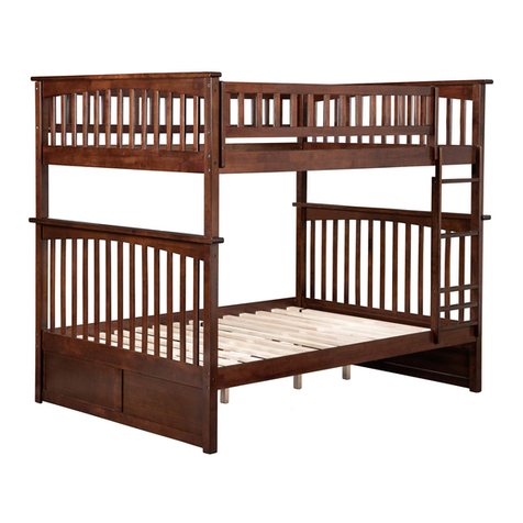 Atlantic Furniture Columbia Twin Bunk Bed Assembly instructions Atlantic Furniture Columbia Twin Bunk Bed Assembly instructions