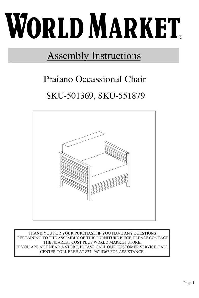 World Market Praiano 501369 Assembly instructions