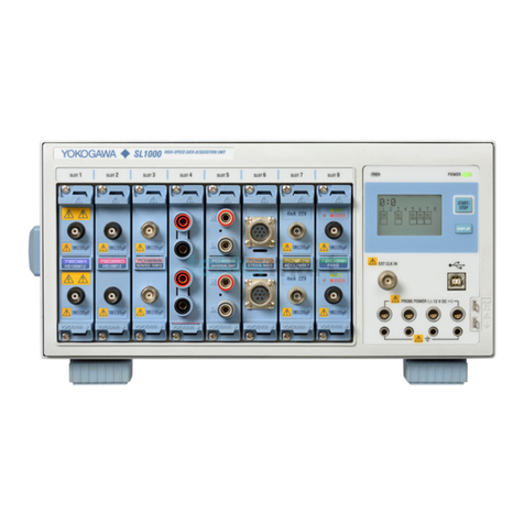 YOKOGAWA SL1000 user manual
