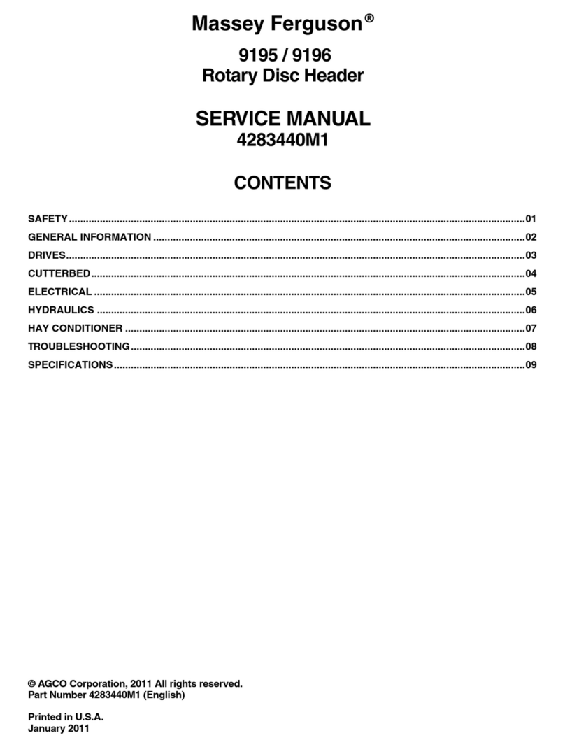 AGCO Massey Ferguson 9195 User manual