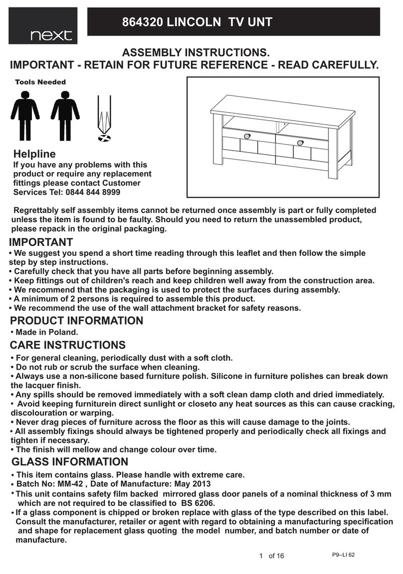 Next 864320 User manual Next 864320 User manual