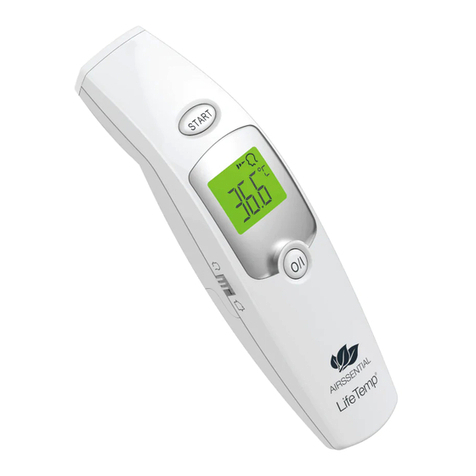 Airssential Home LifeTemp FR200 instruction manual