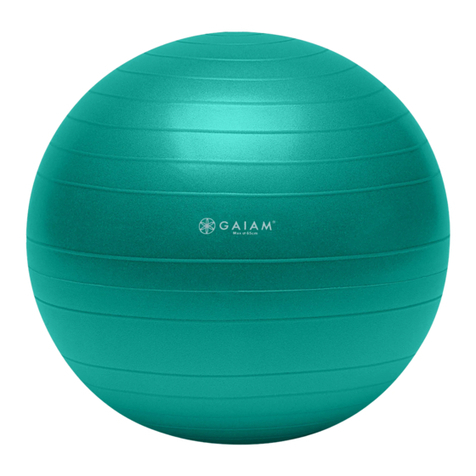 Gaiam Stability Ball Installation instructions