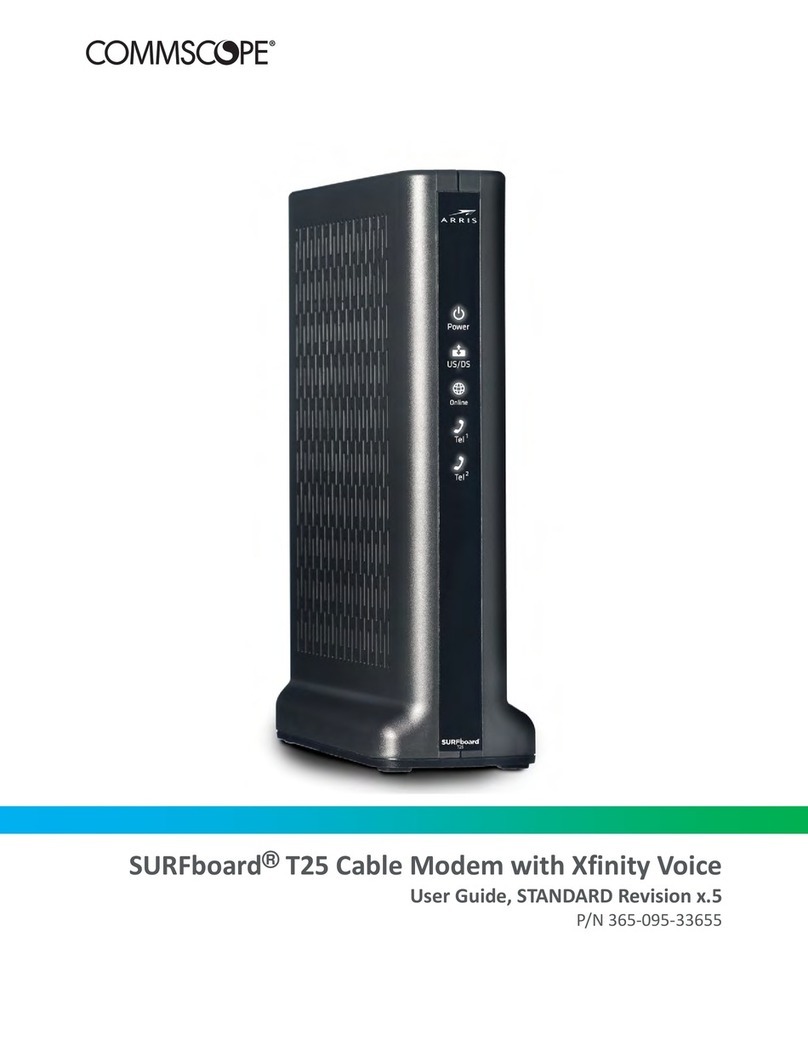 CommScope ARRIS SURFboard T25 user guide