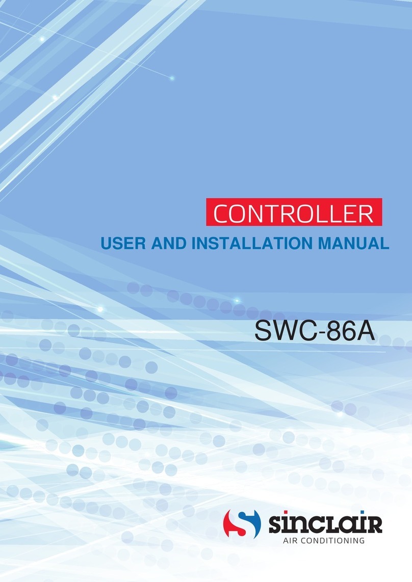 Sinclair SWC-86A User and installation manual