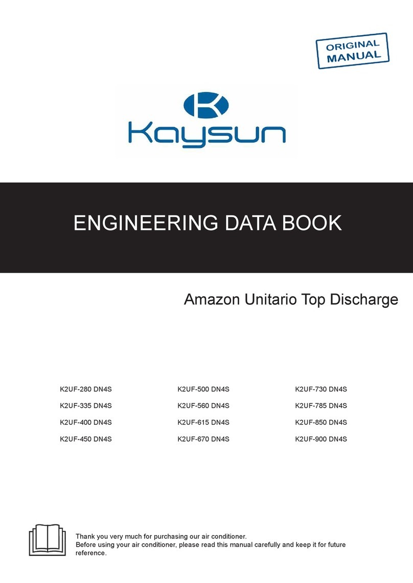 Kaysun Amazon Unitario Top Discharge Engineering data book