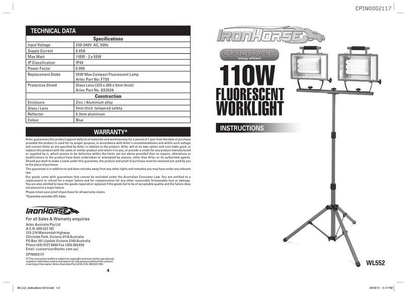 Iron Horse WL552 instructions