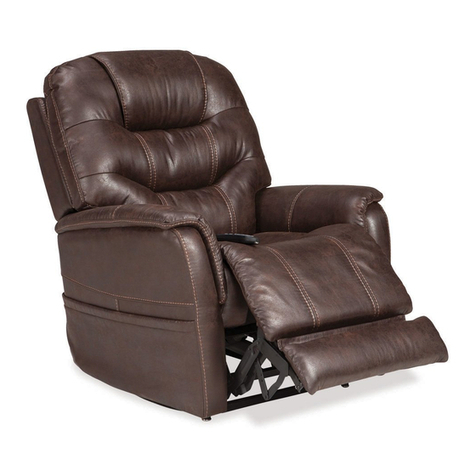 Pride Mobility VivaLIFT POWER RECLINERS quick start guide