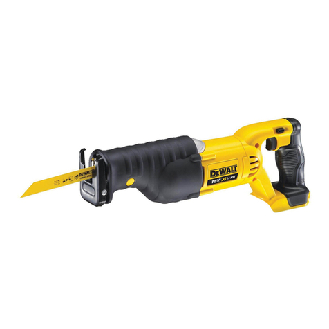 DeWalt XR Li-Ion DCS380 User manual