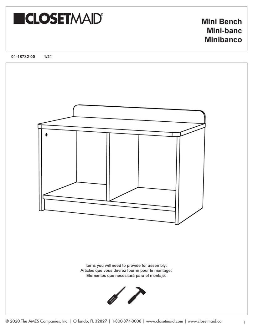 AMES CLOSETMAID manual