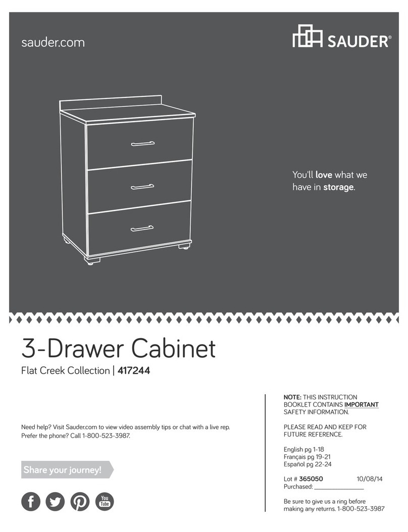 Sauder 417244 User manual