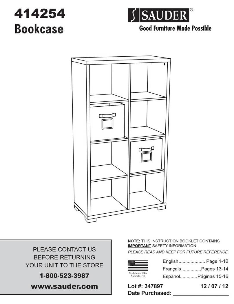 Sauder 414254 User manual Sauder 414254 User manual
