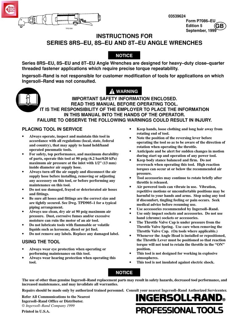 Ingersoll-Rand 8RS-EU Series Instructions for use
