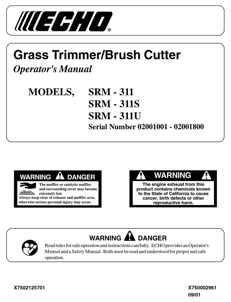Echo SRM - 311 User manual