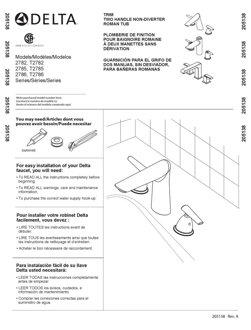 Delta Rhythm 2782 User manual