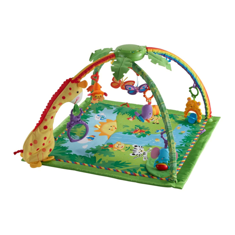 Fisher-Price RAINFOREST K4562 instruction sheet