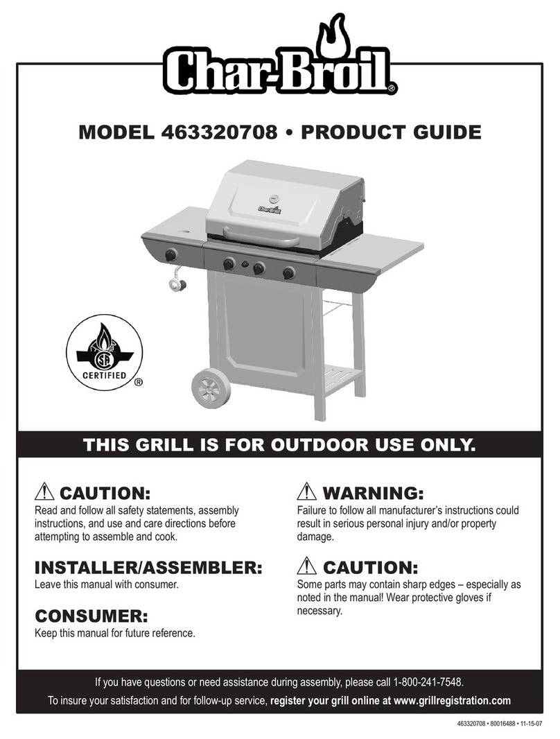 Char-Broil 463320708 User manual