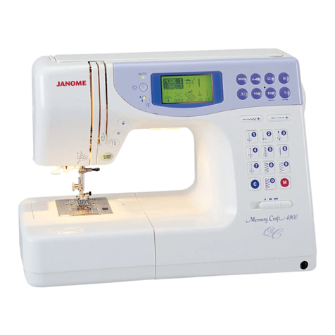 Janome memory craft 4900 User manual