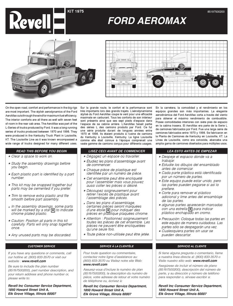 REVELL KIT 1975 User manual