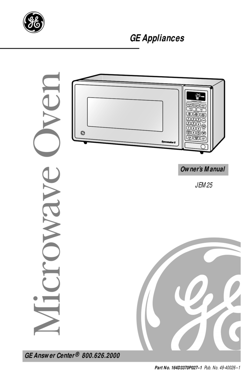 GE JEM25 User manual
