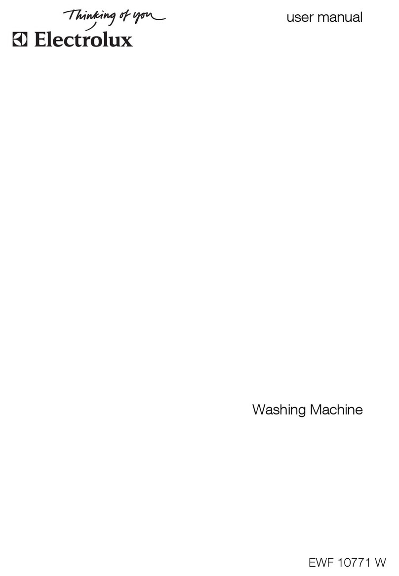 Electrolux EWF10771 W user manual